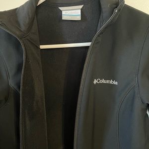 Columbia black soft shell Jacket